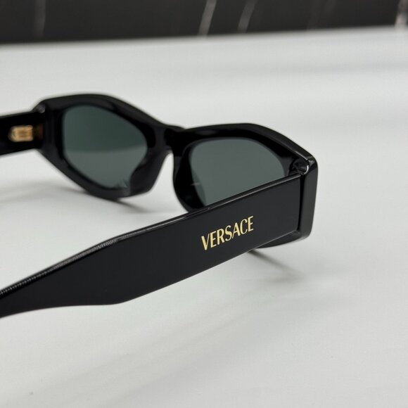 NEW VERSACE VE4487 GB1/87 SUNGLASSES WOMEN BLACK VE4487 GB1/87 EYEWEAR - Picture 7 of 10